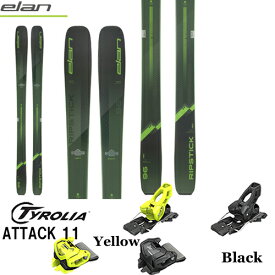 スキー板 エラン ELAN 23-24 RIPSTICK 96 金具付き2点セット( TYROLIA ATTACK 11 GW)