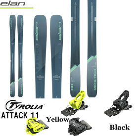 スキー板 エラン ELAN 23-24 RIPSTICK 88W 金具付き2点セット( TYROLIA ATTACK 11 GW)