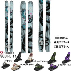 スキー板 旧モデル フォルクル VOLKL リボルト REVOLT 104 金具付き2点セット(MARKER SQUIRE 11) 23-24モデル