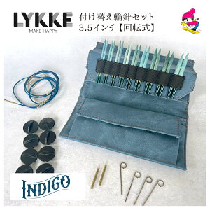 LYKKE ���b�P �t���֎��֐j�Z�b�g INDIGO ��]�� 3.5�C���` �X�L�[�ю� �ю� �������� ��҂� ������� �n���h�N���t�g �_�j �v���[���g �M�t�gLYKKE �t���֎��֐j�Z�b�g INDIGO 3.5�C���` 6950009
