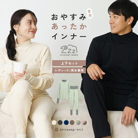 【店内P5倍!!11/11 9:59迄】おやすみインナー Zzz 綿100% 上下 セット 両起毛 あったか インナー ユニセックス パジャマ ルームウェア 腹巻 リラックスウェア 暖かい アーム レッグ ウォーマー 部屋着 レディース メンズ 女性 送料無料 25SS 25AW 夫婦 カップル K9479P-E