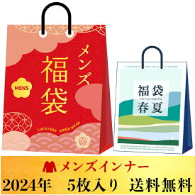 メンズインナー 福袋 5枚 セット 送料無料 肌着 下着 メンズ ハッピーバッグ タイツ ボトムス 男性 正月 新年 元旦 X4131T-E