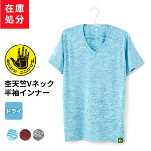 在庫処分 BODY GLOVE Vネック インナー メンズ 春夏 ストレッチドライ 杢 半袖 メンズ アンダーウェア 男性 紳士 下着 肌着 カジュアル スポーツ 杢グレー/ライトブルー/ダークレッド M/L/LL R1611K-R