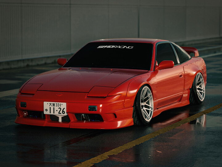 楽天市場】180SX S13 リア ワイドフェンダー スキッドレーシング 