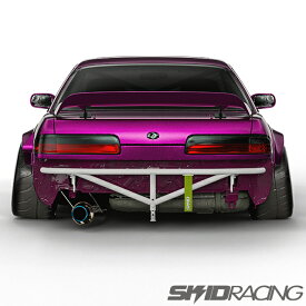 180sx S13 リア ジャッキアップバー 純正バンパー対応 白 バッシュバー シルビア