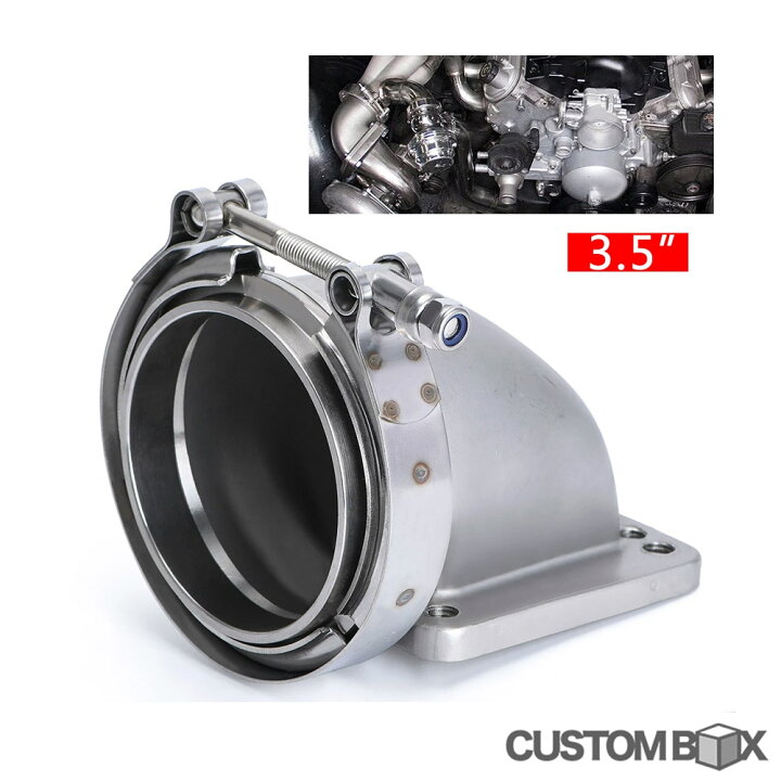 楽天市場】【在庫処分】汎用 タービン アウトレットパイプ 汎用 T3 T4 