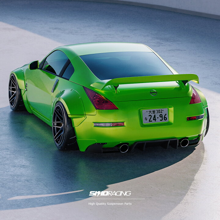 楽天市場】Z33 ワイドフェンダー 前後セット フロント 30ミリ リア 65  