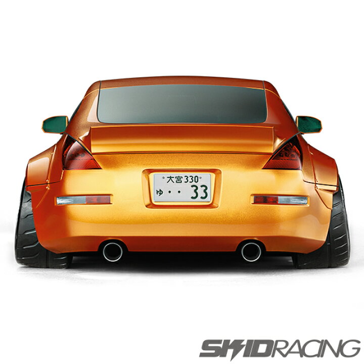 楽天市場】z33 フェアレディZ リア スポイラー ダックテール スキッド 