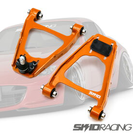 車検OK ポジ ネガ ND ロードスター アッパーアーム 調整式 フロント 鬼キャン ND5RC ピロ スキッドレーシング SKID RACING