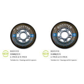 K2 ケーツー インラインスケート ウィール Inline Skate Wheels BOOSTER 82a 4-pack