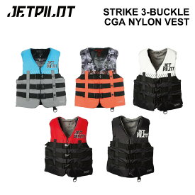 JETPILOT ジェットパイロット ストライク 3バックル ナイロンCGAベスト ライフジャケット メンズ 男性 JA22126CGA マリンスポーツ ウォータースポーツ PWC SUP 軽量 JCI合格モデル 快適 正規品