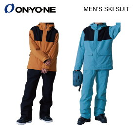 25-26 ONYONE スキー スキーウェア 上下セット MEN'S SKI SUIT ジャケット パンツ メンズ 耐水圧 透湿性 中綿入り スノーボード ウィンタースポーツ おしゃれ 正規品