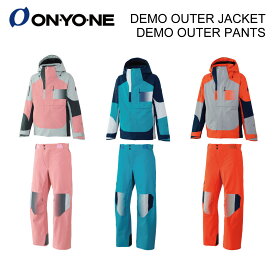 25-26 ONYONE デモモデル 基礎スキー スキーウェア 上下セット Demo Outer Jacket Pants ジャケット パンツ メンズ レディース 防寒 保温 4WAYストレッチ 中綿入り スノーボード ウィンタースポーツ おしゃれ 正規品