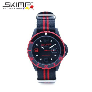 rv Y l St uh X|[cEHb` rWlX NATOxg ~^[ n W X|[eB[ AEghA 10Ch 10ATM tXuh SKIMP WATCH 44mm bh ()