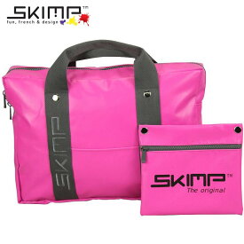トートバッグ バッグ レディース メンズ SS ブリーフケース 防水 A4 フランスブランド SKIMP BAG ピンク 販売終了モデル アウトレット
