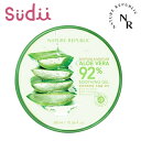 楽天1位★【1~5個】NATURE REPUBLIC ALOE VERA SOOTHING GEL 92% 300ml【正規品】ネイリパ 保湿 vegan スキンケア アロエジェル アロエ アロエベラジェル オールインワン まとめ買い お買い得 アロエクリーム スーディングジェル 水分保湿 ボディケア ボディジェル