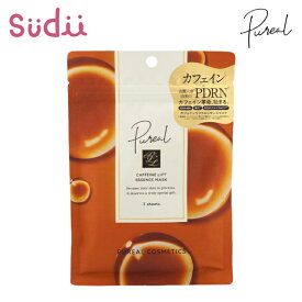 無料配送★【 ピュレア カフェイン マスク】PUREAL CAFFEINE LIFT ESSENCE MASK 7枚入【正規品】PDRN 高麗人参 シートマスク フェイスパック パウチマスク シートマスク 目元のクマ くすみ 保湿 ハリツヤ 透明感ケア デイリーケア 美容液 高保湿 弾力 乾燥 ハリ