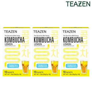 �y�e�B�[�[�� �R���u�`�� �������z TEAZEN KOMBUCHA [LEMON / ������] (10�����)�y���K�i�zBTS�W�����O�Ns Pick 15kcal BTS �W�����O�N ���� �؍��H�i ���N���� �� �؍��� �؍��h�����N ���N�h�����N ���N
