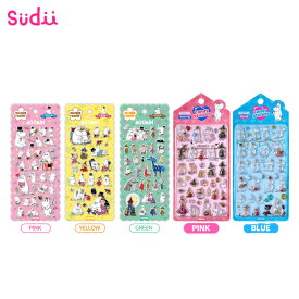 【 韓国正規品 ムーミン シール 】MOOMIN SEAL ぷっくりシール マシュマロ シール 3D 立体 ぷくぷく キャラクター 文具 可愛いシール 立体シール エポキシシール 3Dシール デコシール 韓国雑貨 ステッカー 透明シール スマホデコ ギフト