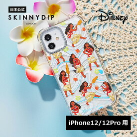 【公式】SKINNYDIP iPhone12/12Pro用 ケース ディズニー プリンセス モアナ 耐衝撃 保護