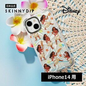 【公式】SKINNYDIP iPhone14用 ケース ディズニー プリンセス モアナ 耐衝撃 保護