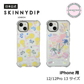 【公式】SKINNYDIP iPhone用 ケース ルーニー・テューンズ トゥイーティー iPhone13 耐衝撃性ケース