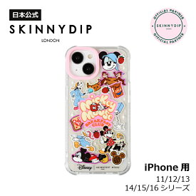【公式】SKINNYDIP iPhone用 ケース ミッキー ブレックファースト ディズニー iPhone11 iPhone12 iPhone13 iPhone14 iPhone15 iPhone16 スマホケース 耐衝撃性