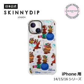 【公式】SKINNYDIP iPhone用 ケース シンデレラ ジャック&ガス ディズニー iPhone14 iPhone15 iPhone16 スマホケース 耐衝撃性