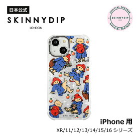 【公式】SKINNYDIP iPhone用 ケース パディントン iPhoneXR/11 iPhone12 iPhone13 iPhone14 iPhone15 iPhone16 スマホケース 耐衝撃性
