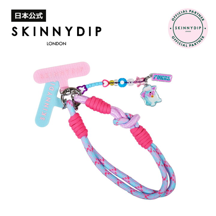 楽天市場】【公式】SKINNYDIP リストストラップ ファービー Y2K ピンク 