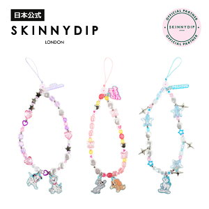 【公式】SKINNYDIP フォンストラップ 101ダルメシアンズ レディ&トランプ ベビーペガサス フィーリングキュートシリーズ ディズニー