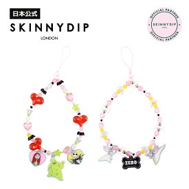 【公式】SKINNYDIP フォンストラップ ナイトメアー・ビフォア・クリスマス ハート ゼロ ディズニー