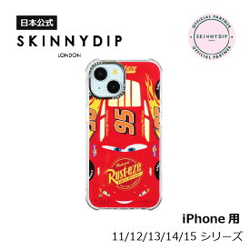 【公式】SKINNYDIP iPhoneXR/11/12/13/14/15シリーズ用 ケース ライトニング・マックィーン カーズ ディズニー iPhoneXR/11 iPhone12 iPhone13 iPhone14 iPhone15 スマホケース 耐衝撃性