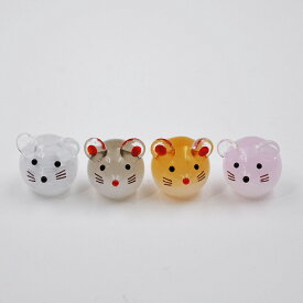 ガラス雑貨 インテリア 干支 開運 ねずみ 子 置物 お洒落 縁起物 12支 幸せ 幸福 glass 福 玄関 幸運 ガラス雑貨 豪華 かわいい 白色 アンバー色 グレー まるい まるまる