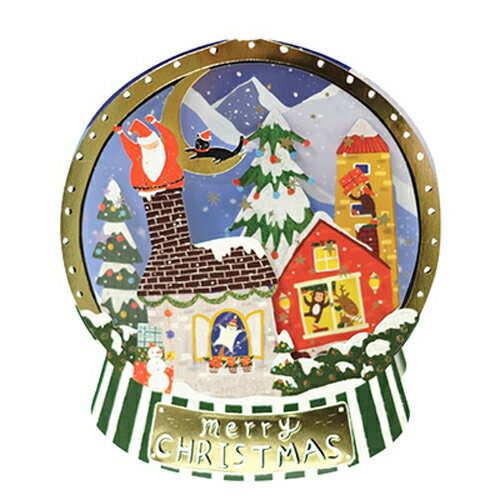 楽天市場 3d 立体 クリスマス カード 煙突からお家に入るサンタさん ゆらゆら動く Pop Up Xmas ギフト カード クリスマス グリーティングカード 封筒付き Skip 楽天市場店