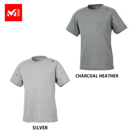 ミレー MILLET Tシャツ HEATHER MESH CREW SS M：MIV01767