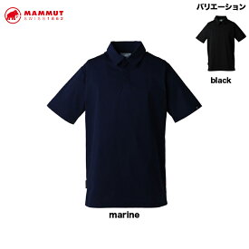 マムート MAMMUT Active Polo Shirt AF Men 1017-03831 メンズ トップス アウトドアウエア BK marine【24春夏】XS S M L XL