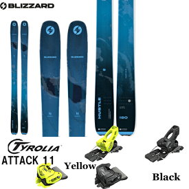 スキー板 旧モデル ブリザード BLIZZARD HUSTLE 9 金具付き2点セット(TYROLIA ATTACK 11 GW) 23-24モデル