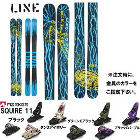 【旧モデルスキー板 ビンディングセット】ライン LINE クロニック CHRONIC 101 スキーと金具2点セット(MARKER SQUIRE 11)