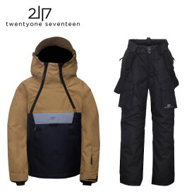 2117 twentyone seventeen スノーウェア ジュニア ジャケット パンツ LILLHEM Jacket＆PANTS (Gold/Black) 7512930