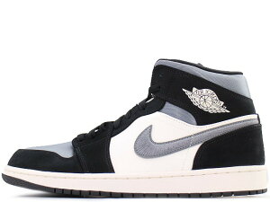 NIKE AIR JORDAN 1 MID SE 852542-011 iCL GAW[_ 1 ~bh V[YiGfBV ubN/X[NO[/ZCBLACK/SMOKE GREY-SAIL