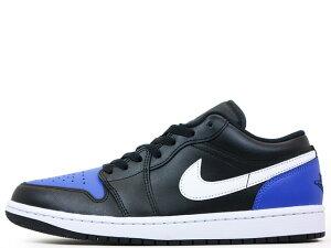 NIKE AIR JORDAN 1 LOW 553558-042iCL GA W[_ 1 [ ubN/zCg-Q[CBLACK/WHITE-GAME ROYAL