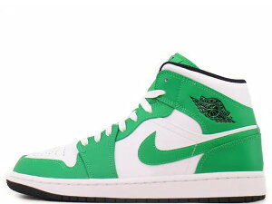 NIKE AIR JORDAN 1 MID LUCKY GREEN/BLACK-WHITE DQ8426-301iCL GA W[_ 1 ~bh bL[O[/ubN-zCg