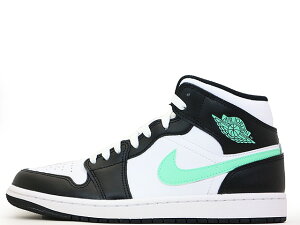 NIKE AIR JORDAN 1 MID WHITE/GREEN GLOW-BLACK DQ8426-103iCL GA W[_ 1 ~bh zCg/O[ O[/ubN