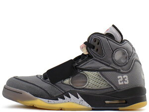 NIKE AIR JORDAN 5 RETRO SP "OFF WHITE" CT8480-001ナイキ エアジョーダン 5 レトロ スペシャル "オフホワイト" ブラック/ファイアレッド-モスリンBLACK/FIRE RED-MUSLIN