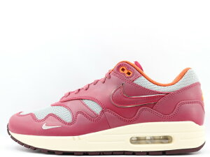 NIKE AIR MAX 1 / P DO9549-001iCL GA}bNX  "p^" ^bNVo[/bV}["PATTA" METALIC SILVER/RUSH MAROON
