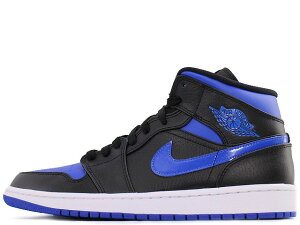 y2019NzNIKE AIR JORDAN 1 MID BLACK/HYPER ROYAL-WHITE 554724-068iCL GA W[_ 1 ~bh ubN/nCp[C