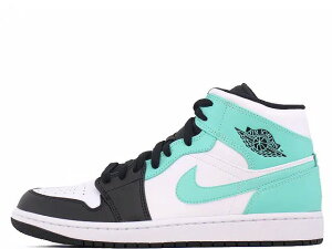 NIKE AIR JORDAN 1 MID 554724-132iCL GA W[_ 1 ~bh zCg/gsJ cCXg-ubNWHITE/TROPICAL TWIST-BLACK