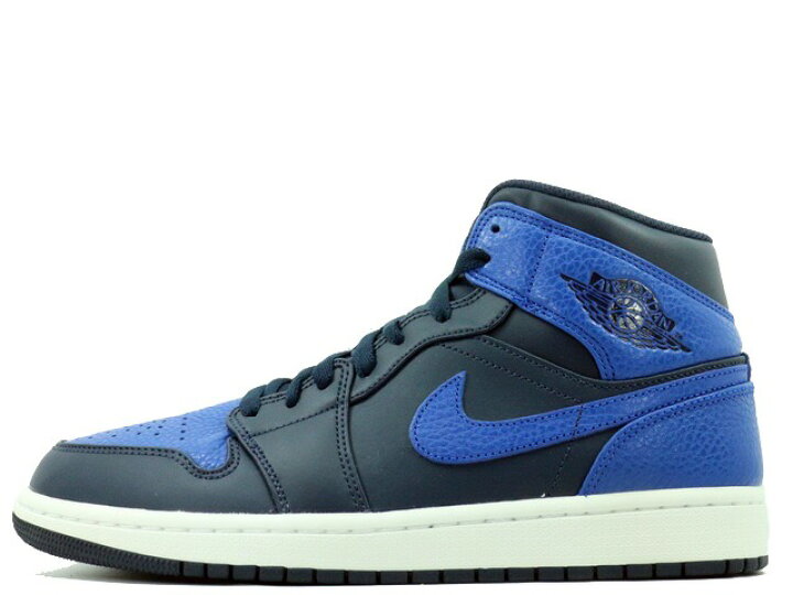 NIKE AIR JORDAN MID 554724-412ナイキ エアジョーダン1 ミッド  オブシディアン/ゲームロイヤルOBSIDIAN/GAME ROYAL-SUMMIT WHITE スニーカーショップ ＳＫＩＴ