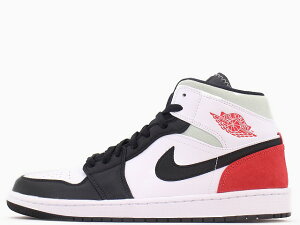 NIKE AIR JORDAN 1 MID SE WHITE/TRACK RED-BLACK 852542-100iCL GAW[_ 1 ~bh Ntg ~bh V[Yi GfBV zCg/gbN bh-ubN-CO